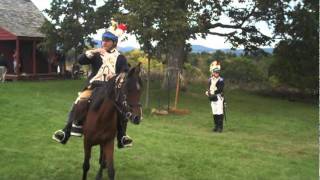 Saratoga Reenactment from Dragoons [upl. by Lynad]