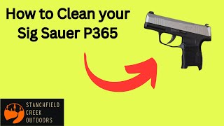 How to Clean your SIG SAUER p365 [upl. by Airdua]