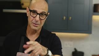 Stanley Tucci cooks spaghetti aglio e olio [upl. by Aninay]