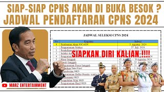 PENDAFTARAN CPNS 2024 DI BUKA BESOK  PREDIKSI JADWAL LENGKAP CPNS 2024  DAFTAR CPNS 2024 amp PPPK [upl. by Nnaes128]