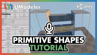 UModeler Tutorial 1  Basics amp Primitive Shapes [upl. by Illib]