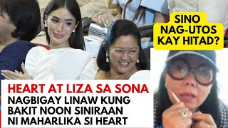 LIZA AT HEART SA SONA NAGBIGAY LINAW BAKIT SINIRAAN NI MAHARLIKA SI HEART [upl. by Kwon]