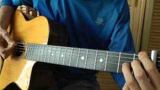 Cours de guitare  Sanseverino  Maigrir 33 Riff intro  pont [upl. by Zoe]