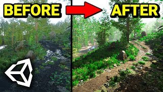 Making a Realistic Environment with Unity in 1 Hour Beginner Friendly [upl. by Ahsercal]