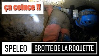 SPÉLÉO  GROTTE DE LA ROQUETTE  ⚠️ CLAUSTROPHOBE ⚠️  ON AIDE UNE PERSONNE DANS UNE ÉTROITURE 😅 [upl. by Reiniar872]