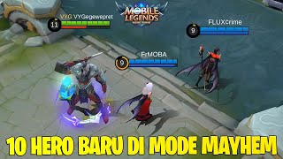 SKILL 10 HERO BARU DI MODE MAYHEM  HANZO NYA BISA JADI RAKSASA KUPA NYA POPOL SEGEDE GABAN [upl. by Saudra]