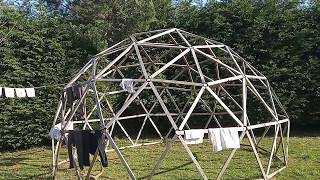 unter 150 € Dome  Gewächshaus selber bauen  Bauplan [upl. by Akilat]