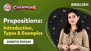 What is Preposition in English Grammar  Introduction Definition Types and Examples  BYJUS [upl. by Reve688]