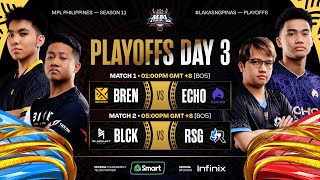 FILIPINO MPLPH S11  Playoffs Day 3 [upl. by Dannica68]