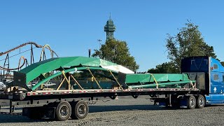 Kings Dominion Vlog 40  Big Track Arrives [upl. by Tenahs957]