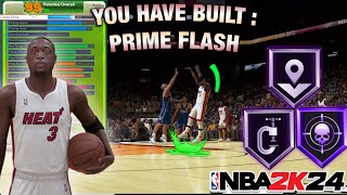 BEST PRIME DWYANE WADE NEW quot2 WAY INSIDE THE ARC SCORERquot BUILD IN NBA 2K24 MIDRANGE DEMIGOD [upl. by Uchish267]