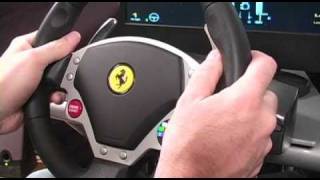 Ferrari F430 Force Feedback Thrustmaster Racing Wheel Review [upl. by Halimak]