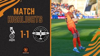 HIGHLIGHTS  OLDHAM ATHLETIC 11 SPITFIRES  Vanarama National League  111123 [upl. by Anaibib]