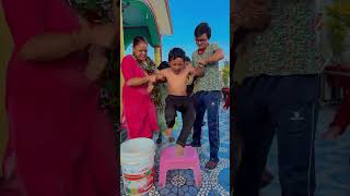 Funny Cold Bathing 😜😜 shorts funny comedy trending comedyvideos ytshorts [upl. by Usanis60]