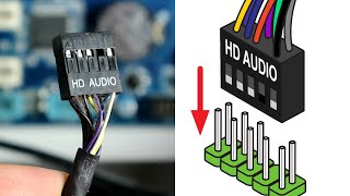 How to connect front panel audio to the motherboard [upl. by Eadith777]