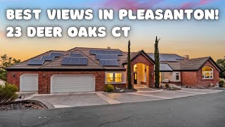 LUXURY HOMES IN PLEASANTON CA Just Listed  23 Deer Oaks Ct Pleasanton CA  Breathtaking Views [upl. by Rotsen711]