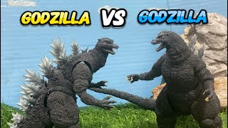 Heisei Godzilla Vs Final Wars Godzilla  Epic Stop Motion Battle [upl. by Keen534]