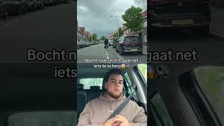 Bocht gaat fout 😂rijles rijlessen rijschool rijbewijs rijbewijstips rijbewijshalen fy foryou [upl. by Nyleahs]