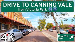 Victoria Park to Canning Vale  Perth Western Australia  🇦🇺 4K  Raw Audio  POV [upl. by Irving]