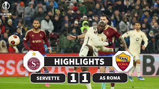 Servette vs Roma  11  Highlights  UEFA Europa League 202324 [upl. by Malik]