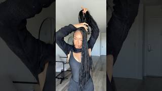 different ways to style knotless braids [upl. by Viens]