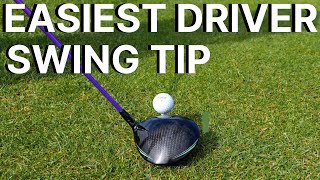 THE EASIEST DRIVER SWING TIP  learn an effortless golf swing with this simple driver tip [upl. by Fee]