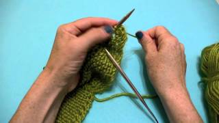 How to Picot Bind Off knitting [upl. by Nwahsid]