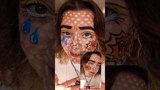 Recreating my old Halloween looksPart 2 🎃halloween halloweenmakeuplook popart shorts makeup [upl. by Ara]