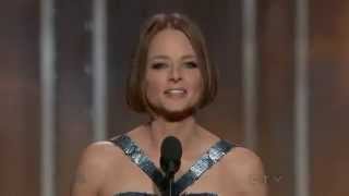 Jodie Foster  Golden Globe Awards 2013 [upl. by Trelu]