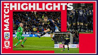 Match Highlights  Huddersfield 1 Boro 2  Matchday 25 [upl. by Hoi]