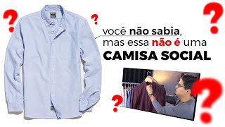 Qual a diferença da camisa social e da camisa casual  Moda Masculina [upl. by Ahtiuqal]