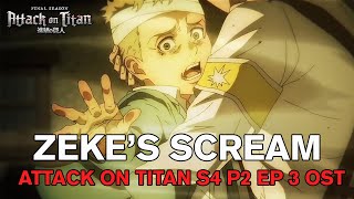 ZEKES SCREAM Falcos ThemequotAOTFs1quot  Attack on Titan S4 Part 2 EP 3 OST EPIC ORCHESTRAL COVER [upl. by Eemia]