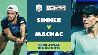 Jannik Sinner vs Tomas Machac Highlights  Rolex Shanghai Masters 2024 [upl. by Nabalas]