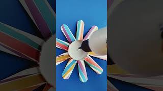 How to make Chakri with disposal glass art shortpriyanka [upl. by Adelia]