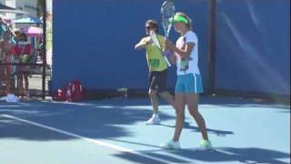 Victoria Azarenka Practice  Australian Open 2012 [upl. by Gudren967]