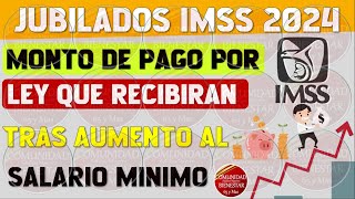 💰🤑ALEGRATE IMSS💸Este es el monto de pago por ley que recibirán tras el aumento al salario mínimo [upl. by Airemat649]