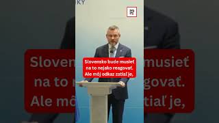 Pellegrini a jeho tvrdý odkaz Ukrajine politika pellegrini prezident [upl. by Horvitz]