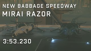 New Babbage Speedway 353230  MIRAI Razor  Star Citizen Alpha 3240 [upl. by Adine]