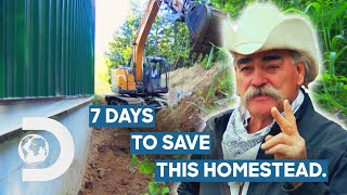 Marty Has 7 Days To Save This Home From Landslides  Homestead Rescue [upl. by Clellan]