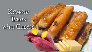 Kamote Turon with Cheese  Easy Cooking [upl. by Katleen662]