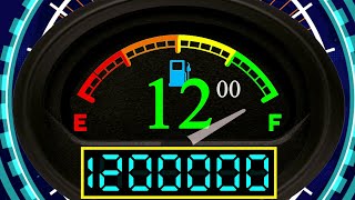 BCG 12 Minutes Countdown Fuel Meter Gauge 1200000 Units Remix Mario Party 6 Slow  Fast Theme [upl. by Mokas672]