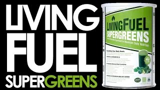 Living Fuel Super Greens Alkaline Food Green Drink [upl. by Gnen]