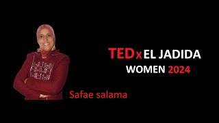 Be the best  SAFAA SALAMA  TEDxEljadida Women [upl. by Charron]