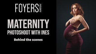 Behind the Scenes  Maternity Photoshoot with Ines [upl. by Aroved22]