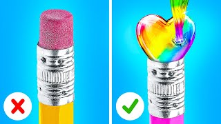 GENIUS SCHOOL HACKS  Smart DIY Tricks and Cool Crafts by 123 GO GLOBAL [upl. by Cathyleen526]