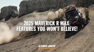 2025 CanAm Maverick R MAX  Features You Need to Know About [upl. by Trudnak]