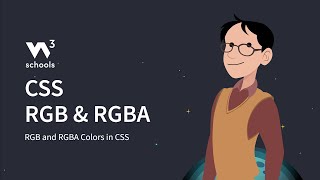 CSS  Colors RGB amp RGBA  W3Schoolscom [upl. by Aneerbas]