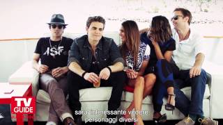 The Vampire Diaries Cast at Comic Con 2014 sub ita [upl. by Ahsiadal]