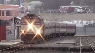 Worcester MBTA Commuter Train 1025  Union Station [upl. by Aitekram]