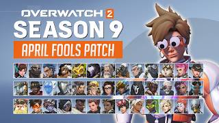 Overwatch 2  EVERY HERO CHANGE for April Fools Patch 2024 [upl. by Ahsirkal]